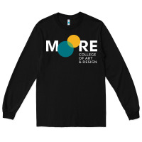 Black Moore College of Art and Design Long Sleeve Tee - linhVisuals