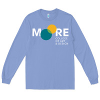 Colony Blue Moore College of Art and Design Long Sleeve Tee - linhVisuals