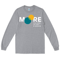 Heather Grey Moore College of Art and Design Long Sleeve Tee - linhVisuals
