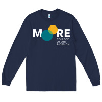 Navy Moore College of Art and Design Long Sleeve Tee - linhVisuals