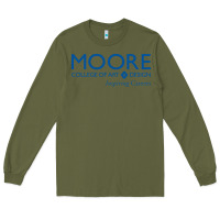 Army Green Moore College of Art and Design Long Sleeve Tee - linhVisuals
