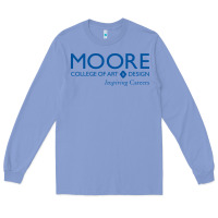 Colony Blue Moore College of Art and Design Long Sleeve Tee - linhVisuals