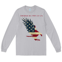 Moon Dust courage is contagious and eagle Long Sleeve Tee - linhVisuals