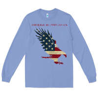 Colony Blue courage is contagious and eagle Long Sleeve Tee - linhVisuals