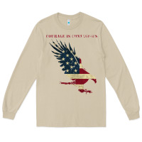 Mushroom courage is contagious and eagle Long Sleeve Tee - linhVisuals