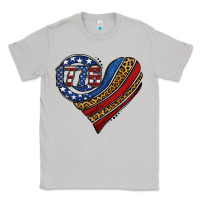 Moon Dust american western leopard flag heart Classic Tee - Jasminsmagicworld