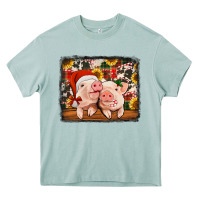 Arona christmas pigs Heavy Core Tee - Jasminsmagicworld