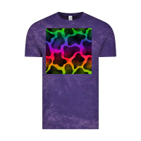 Cloud Purple colorful cow seamless pattern Vintage Tee - BundleAndBundleShop