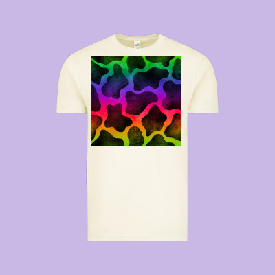 Colorful Cow Seamless Pattern Vintage Tee Designed By Bundleandbundleshop