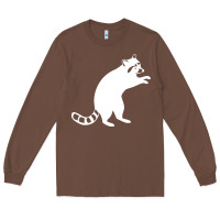 Chestnut raccoon Long Sleeve Tee - linhVisuals