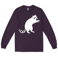 Plum raccoon Long Sleeve Tee - linhVisuals
