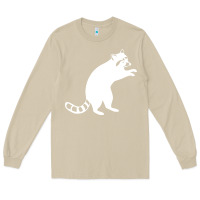 Mushroom raccoon Long Sleeve Tee - linhVisuals