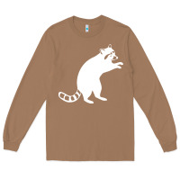 Toasted Coconut raccoon Long Sleeve Tee - linhVisuals