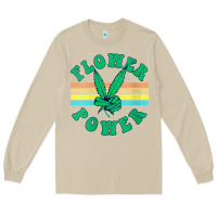 Mushroom womens flower power 420 thc pot weed medical marijuana funny weed v ne Long Sleeve Tee - linhVisuals