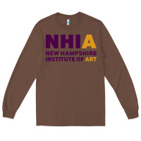 Chestnut New Hampshire Institute of Art Long Sleeve Tee - linhVisuals