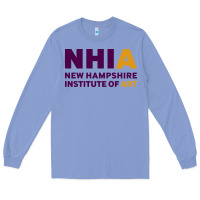Colony Blue New Hampshire Institute of Art Long Sleeve Tee - linhVisuals