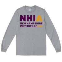 Heather Grey New Hampshire Institute of Art Long Sleeve Tee - linhVisuals
