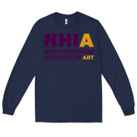 Navy New Hampshire Institute of Art Long Sleeve Tee - linhVisuals