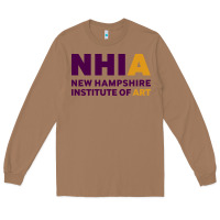Toasted Coconut New Hampshire Institute of Art Long Sleeve Tee - linhVisuals