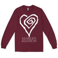 Burgundy marlyn manson special music popular Long Sleeve Tee - linhVisuals