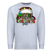 Heather Grey merry christmas shitter's full christmas vacation Premium Sweatshirt - Jasminsmagicworld