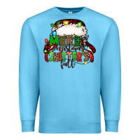 Ocean Blue merry christmas shitter's full christmas vacation Premium Sweatshirt - Jasminsmagicworld