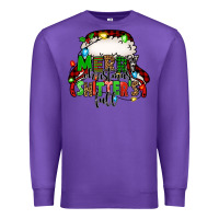Purple merry christmas shitter's full christmas vacation Premium Sweatshirt - Jasminsmagicworld