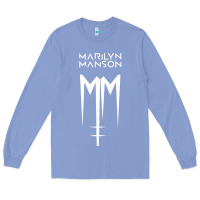 Colony Blue marlyn manson special music popular Long Sleeve Tee - linhVisuals