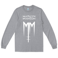 Heather Grey marlyn manson special music popular Long Sleeve Tee - linhVisuals