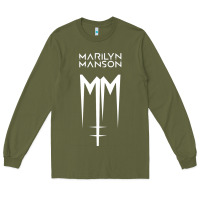 Army Green marlyn manson special music popular Long Sleeve Tee - linhVisuals