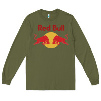 Army Green red formula team Long Sleeve Tee - linhVisuals