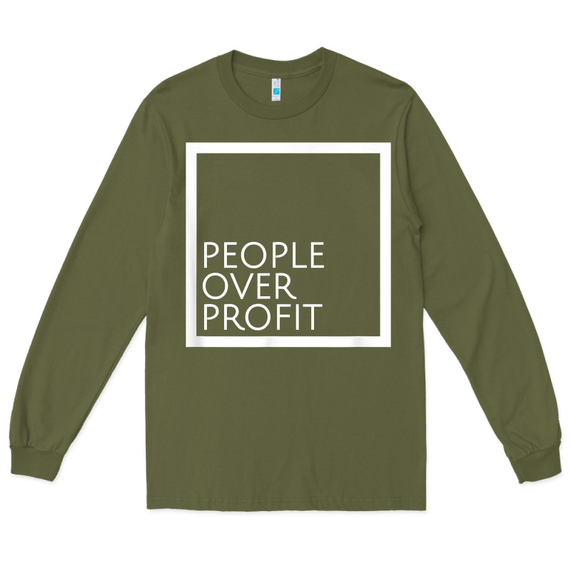 People Over Profit Democratic Socialism Pro Socialist Symbol T Shirt Long Sleeve Tee by linhVisuals | Teevron