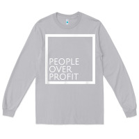 Moon Dust people over profit democratic socialism pro socialist symbol t shirt Long Sleeve Tee - linhVisuals