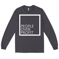 Smoke people over profit democratic socialism pro socialist symbol t shirt Long Sleeve Tee - linhVisuals