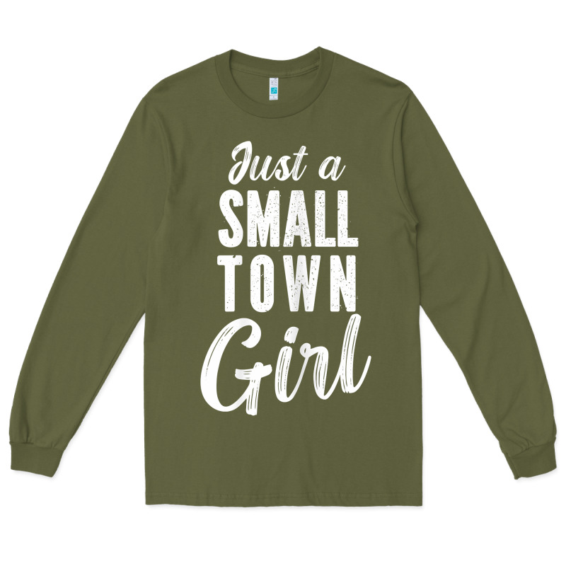Womens Just A Small Town Girl Journey T Shirt Long Sleeve Tee by linhVisuals | Teevron