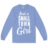 Colony Blue womens just a small town girl journey t shirt Long Sleeve Tee - linhVisuals