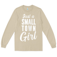 Mushroom womens just a small town girl journey t shirt Long Sleeve Tee - linhVisuals