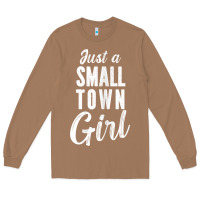 Toasted Coconut womens just a small town girl journey t shirt Long Sleeve Tee - linhVisuals