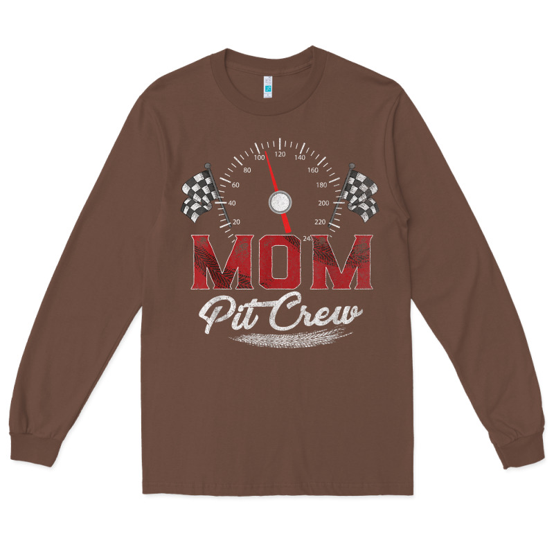 Race Car Mom Pit Crew Racing Family Birthday Party T Shirt Long Sleeve Tee by linhVisuals | Teevron
