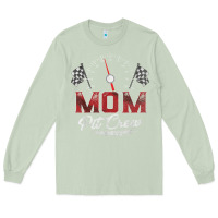 Matcha race car mom pit crew racing family birthday party t shirt Long Sleeve Tee - linhVisuals