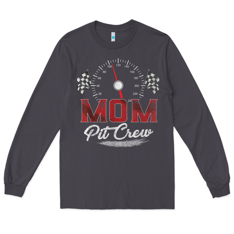 Race Car Mom Pit Crew Racing Family Birthday Party T Shirt Long Sleeve Tee by linhVisuals | Teevron