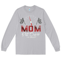 Moon Dust race car mom pit crew racing family birthday party t shirt Long Sleeve Tee - linhVisuals