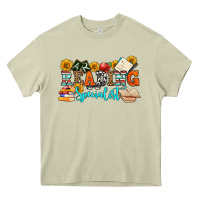 Mossy reading specialist olivia Heavy Core Tee - OliviaCreatesArt