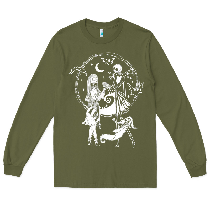 Nightmare Before Christmas Jack And Sally T Shirt Long Sleeve Tee by linhVisuals | Teevron