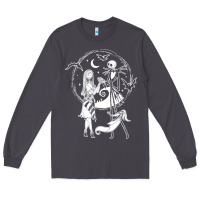 Smoke nightmare before christmas jack and sally t shirt Long Sleeve Tee - linhVisuals