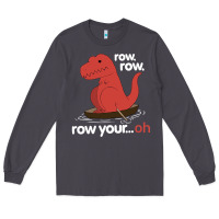 Smoke dinosaur dino trex row t rex saurus Long Sleeve Tee - linhVisuals