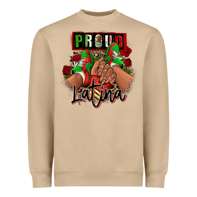 Proud Latina Mexican Sneakers Heavyweight Sweatshirt by RanaPortraitStore | Teevron