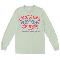Matcha orchids of asia kraft massage football t shirt Long Sleeve Tee - linhVisuals