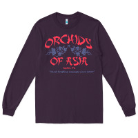 Plum orchids of asia kraft massage football t shirt Long Sleeve Tee - linhVisuals