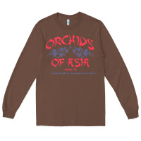 Chestnut orchids of asia kraft massage football t shirt Long Sleeve Tee - linhVisuals